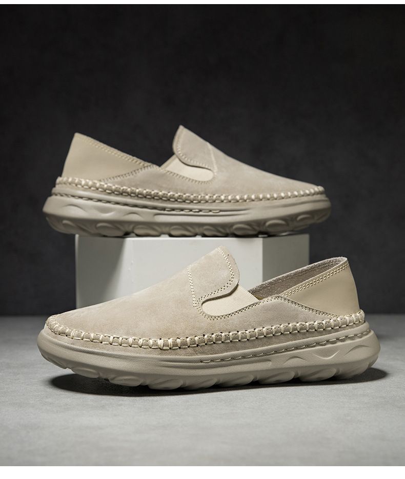 Erste Schicht Leder Herrenschuhe Low-Top Herren Freizeitschuhe Martin Schuhe Herrenschuhe Große Schuhe_voghion.com