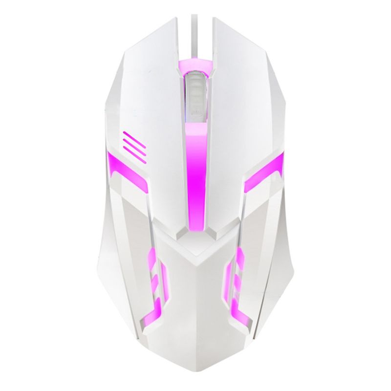 E-Sport USB-Maus Mit Kabel, Bunte LED-Gaming-Maus, 5000 DPI, Kabelgebundene Mäuse, Optische Kabelgebundene Gamer-Maus Für Desktop-Laptop-PC-Computer_voghion.com