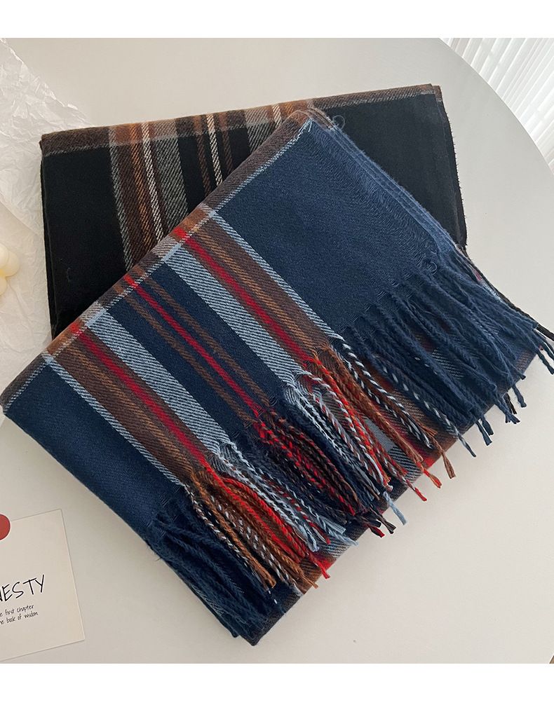 kasjmier paar plaid 2024 herfst en winter nieuwe kerstsjaal veelzijdige warme sjaal_voghion.com