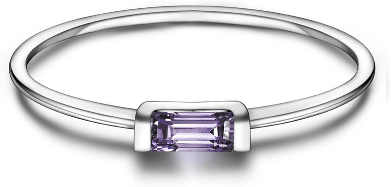 Anello in argento sterling S925 per donna con pietra portafortuna di dicembre, squisito design di nicchia, stile di design di alta gamma_voghion.com