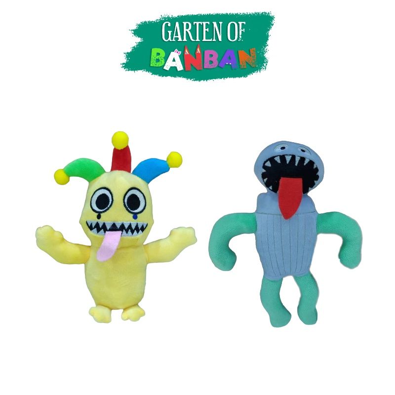 Plush Garden Banban Toys Trash Can And Clown Figures_voghion.com
