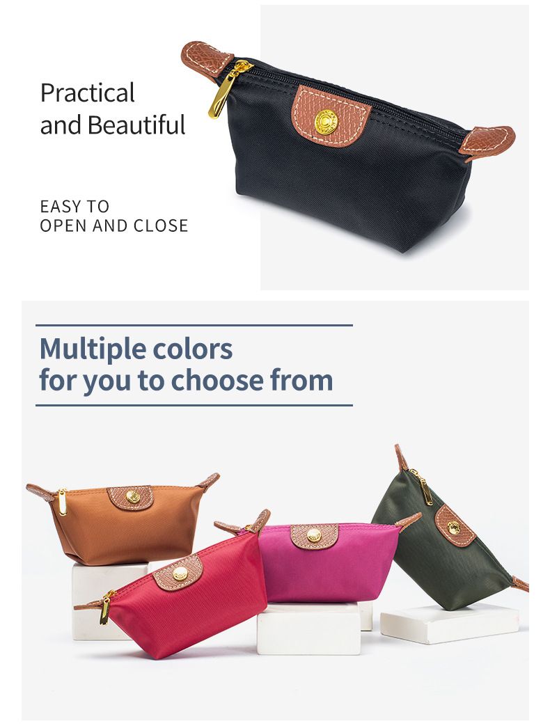 Mini Exquise Muntenportemonnee Lichtgewicht Mode Dumpling Tas Draagbare Nylon Doek Lippenstift Headset Opbergtas Vrouwelijke Ins Stijl_voghion.com