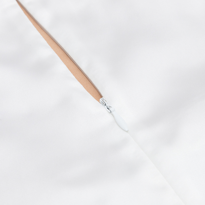 Women's simple sexy one-shoulder suspender splicing mesh backless slim dress for women_voghion.com