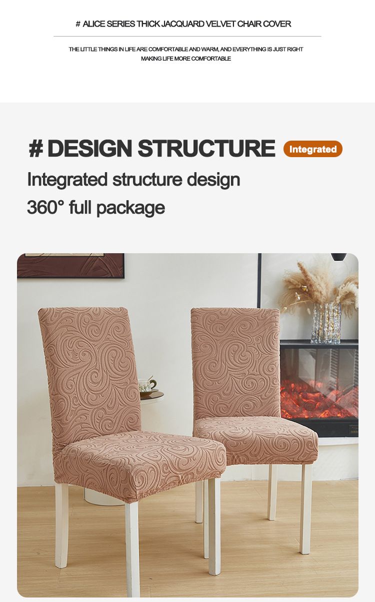 Coprisedie universali elasticizzate, coprisedie da pranzo a copertura totale, tessuto in poliestere antiscivolo e resistente, design geometrico moderno_voghion.com
