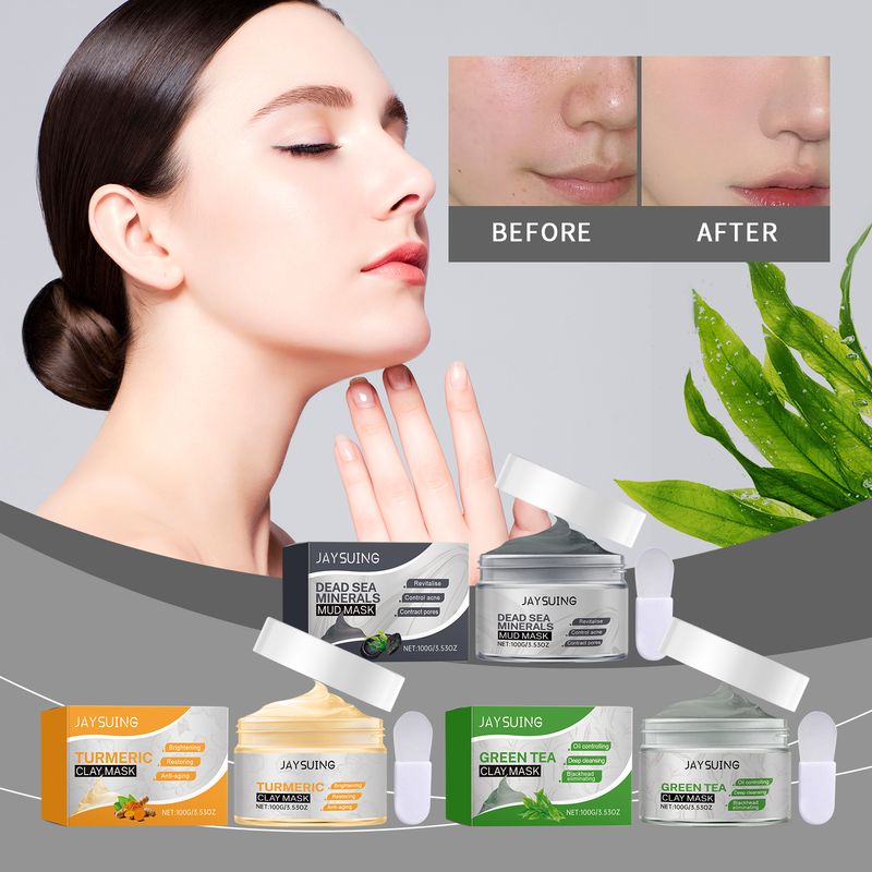 Jaysuing Facial Mud Mask Series Moisturizes And Controls Oil, Firming And Smoothing Facial Skin To Even Skin Tone_voghion.com