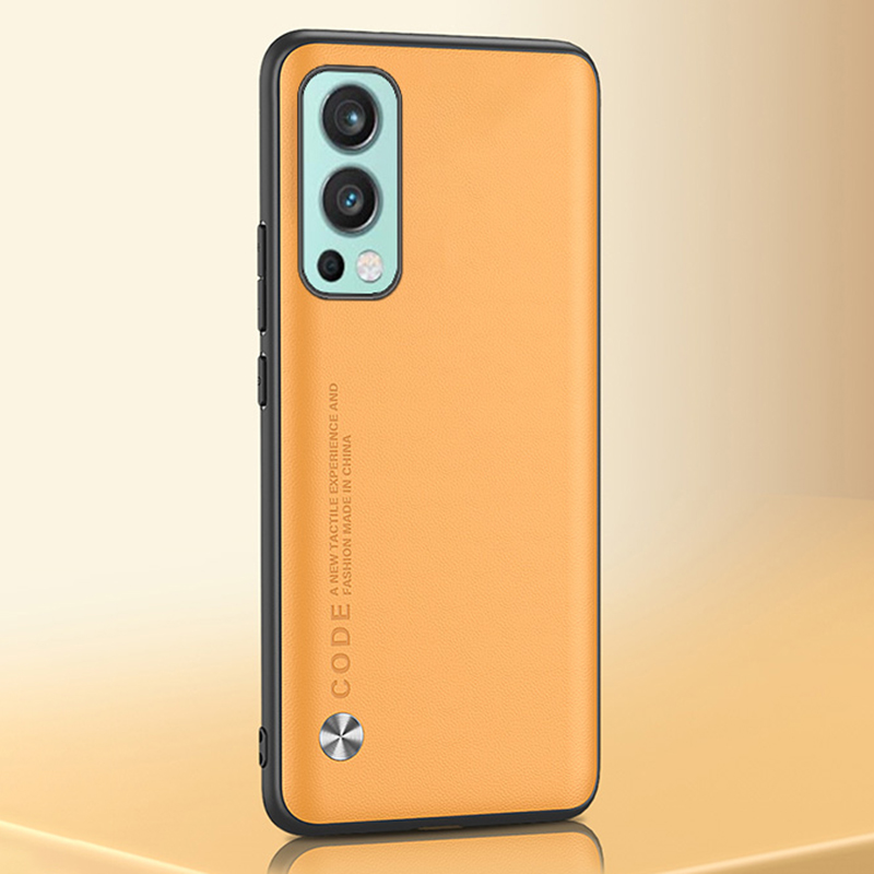 Luxury Leather Phone Case For OnePlus Nord 2 N20 5G Nord2 Cover Matte Silicone Case For One Plus OnePlus Nord N200 N100 _voghion.com
