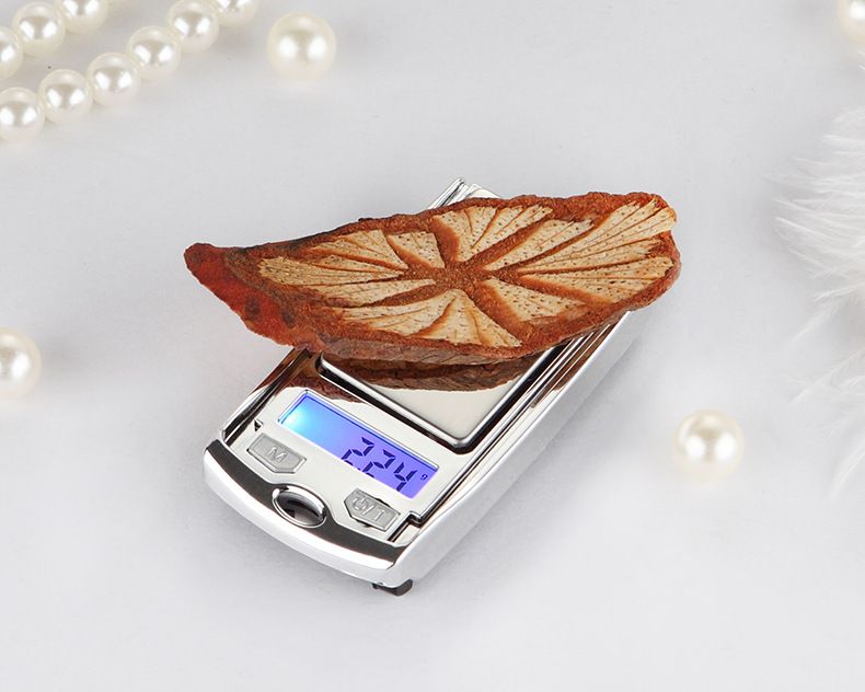Bilnøkkel Elektronisk Vekt Mini Smykker Gull Smykker Vekt Miniatyr Veieinstrument Presisjon 0,01g Palm Scale_voghion.com