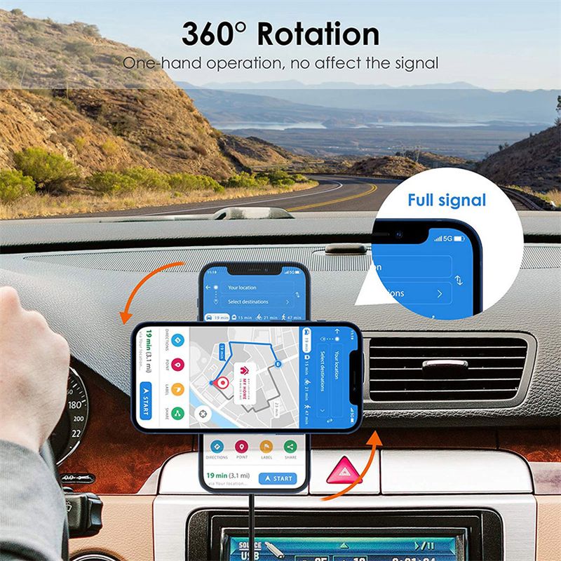 30W magnetinio automobilinio belaidžio įkroviklio telefono stovo laikiklis macafe IPhone 12 13 Pro Max Mini Qi įkrovikliams greito automobilio įkrovimo stotelės_voghion.com