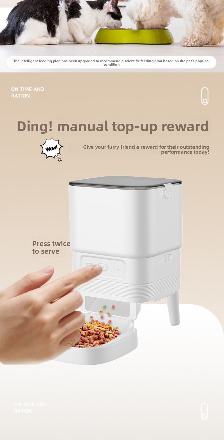 FURPIPI Smart Pet Feeder With Timer, WiFi Remote And Night Vision For Cats And Dogs_voghion.com