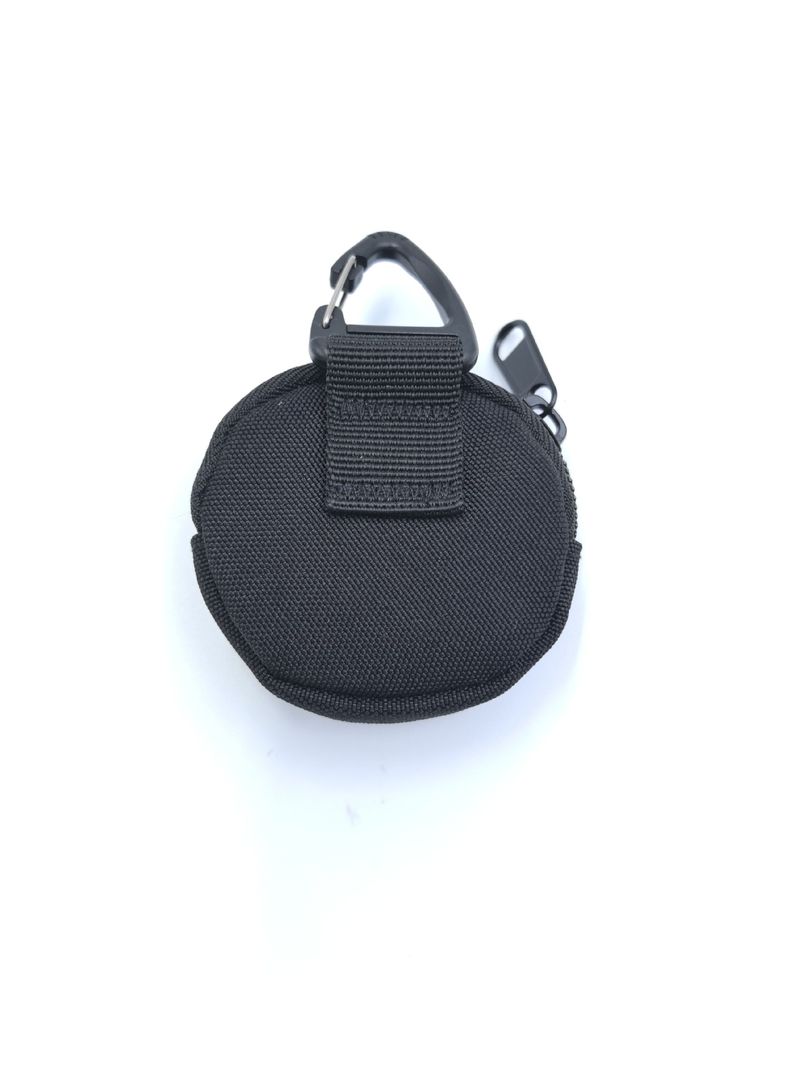 Marsupio tattico – Custodia compatta in tessuto Oxford per auricolari, chiavi e oggetti essenziali (nero, verde militare, cachi)_voghion.com