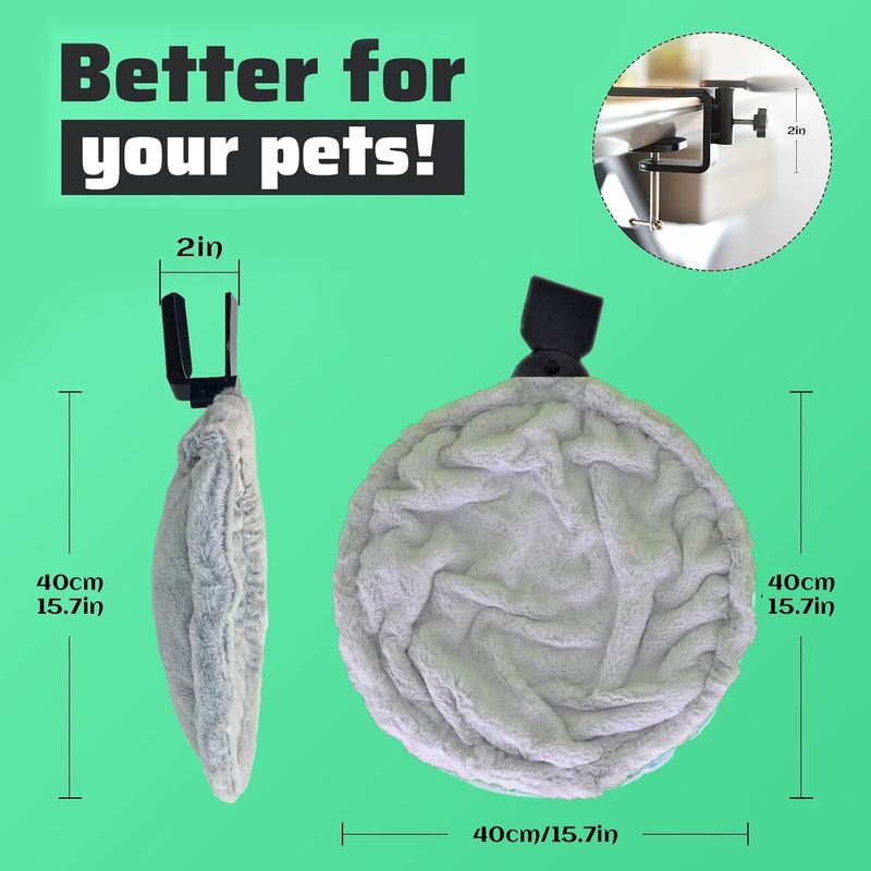 Table Hammock Office Computer Desk Hanging Bed Suspended Stand Cat Nest_voghion.com