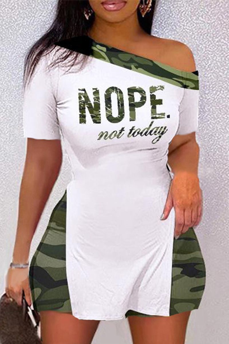 women's summer new short-sleeved shorts positioning printing large size two-piece suit_voghion.com