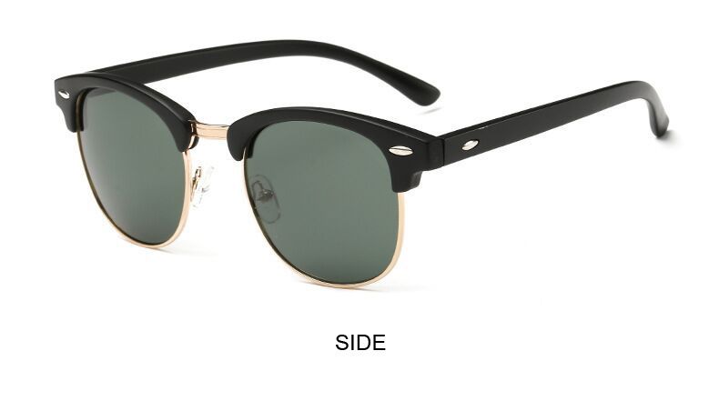 Vintage Polarisierte Sonnenbrille Frau Marke Designer Retro Weiblich Fahren Sonnenbrille Mode Halbrandlose Reise Oculos De_voghion.com