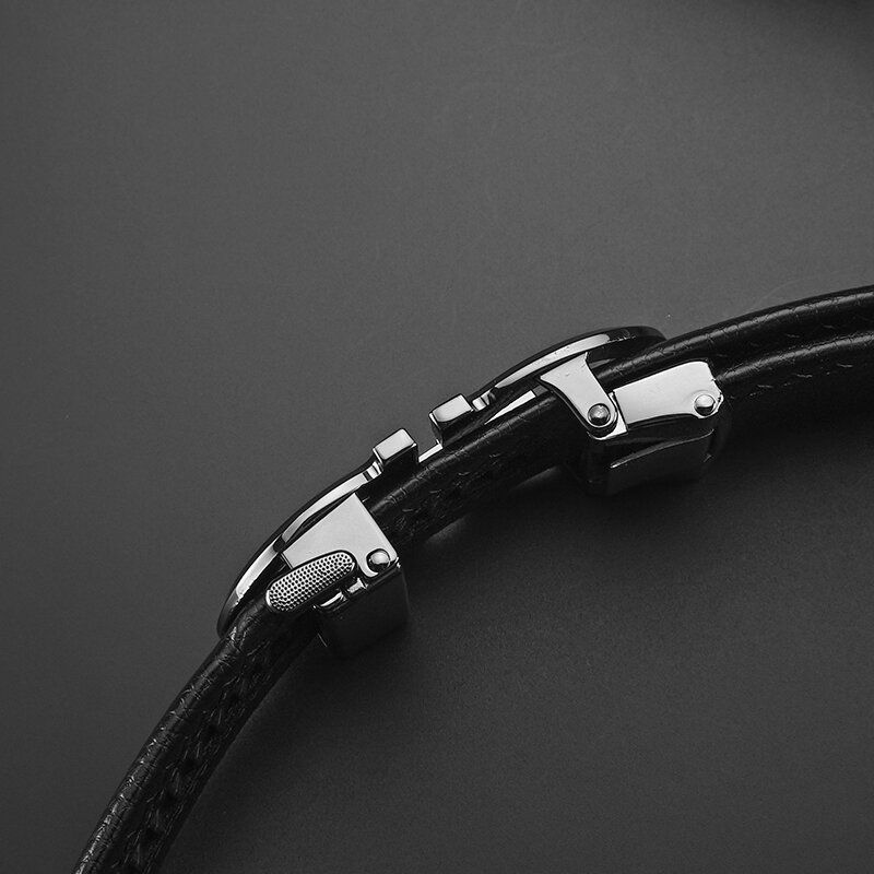 HOT Men Automatic Buckle Alloy Letter Cowhide Versatile Minimalist Western Pants Jeans Business Casual Men's Belt_voghion.com