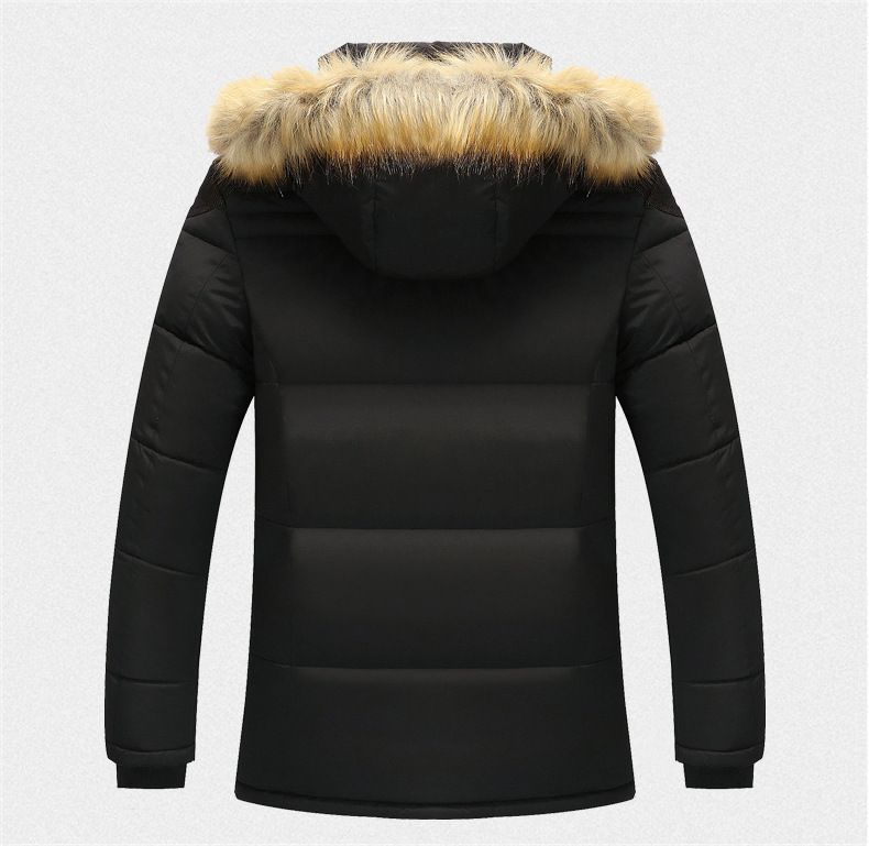 Men's Detachable Hood Winter Jacket With Fleece Lining, Zip-up Front, And Flap Pockets – Long Coat In Brown, Khaki, Black, Navy, Coffee_voghion.com