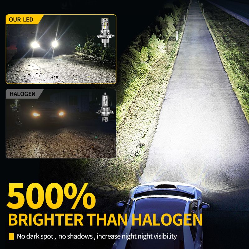 2 stuks CANbus LED koplamp grootlicht/dimlicht lampen halogeen vervangingslamp 12V voor Ford EcoSport 2013-2017_voghion.com