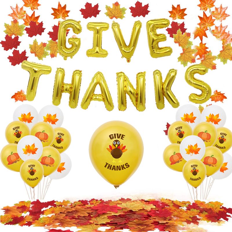 Thanksgiving-Party-Dekorationen – Truthahn-Ahornblatt-Kürbis-Latexballon-Set mit „GIVE THANKS“-Ballons_voghion.com