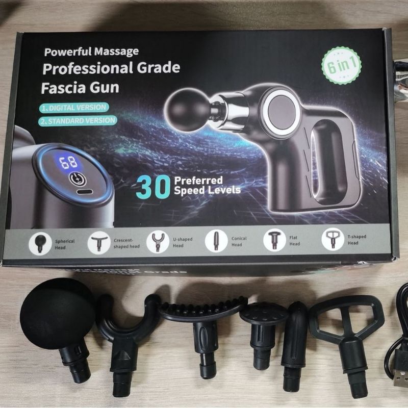 Triangle MINI Portable Relaxer Electric Fitness Muscle Gun Fascia Device_voghion.com