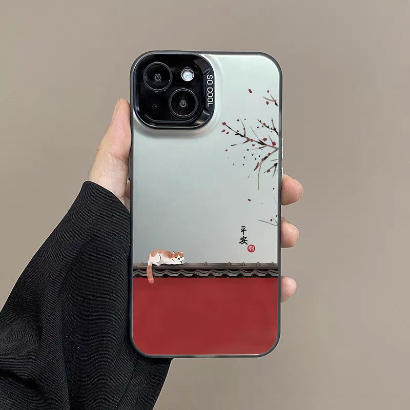 Xiaomi POCO C65 C40 M3 M6 X6 X5 Redmi Note 14 13 13T 12 11S 10 10S 9 11 Lite NE A1 A2 9A 6A 13C 12C 10C X3 NFC Pro Piękny chiński styl etui na kota_voghion.com