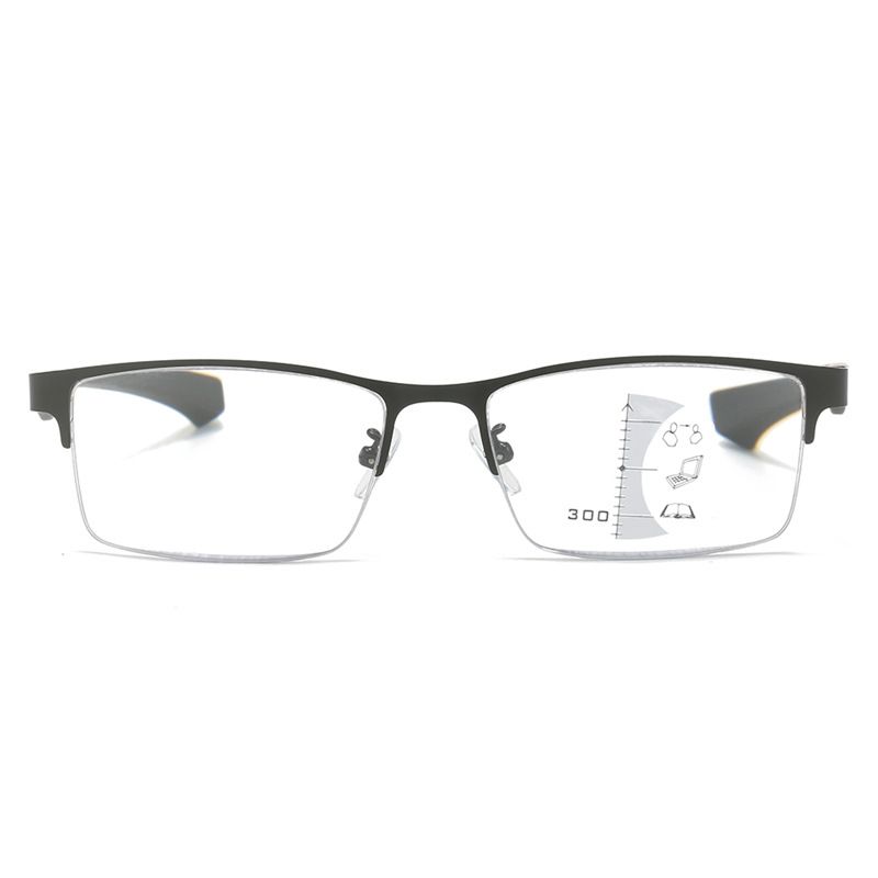 Fashion Progressive Multifocal Bifocal New Smart Reading Glasses HD Blue Light Blocking_voghion.com