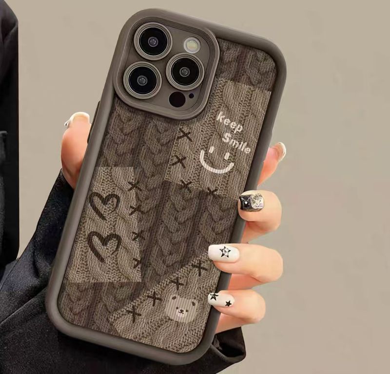 Populārais Emery ir piemērots Iphone16 mobilā telefona korpusam Cute Iphone15promax Anti-drop 14/13pro12_voghion.com