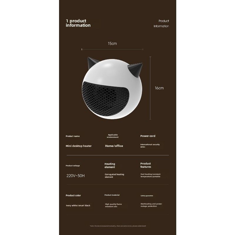 Nuovi riscaldatori transfrontalieri statunitensi ed europei, riscaldatori da tavolo domestici, piccoli mini ventilatori creativi per ufficio_voghion.com