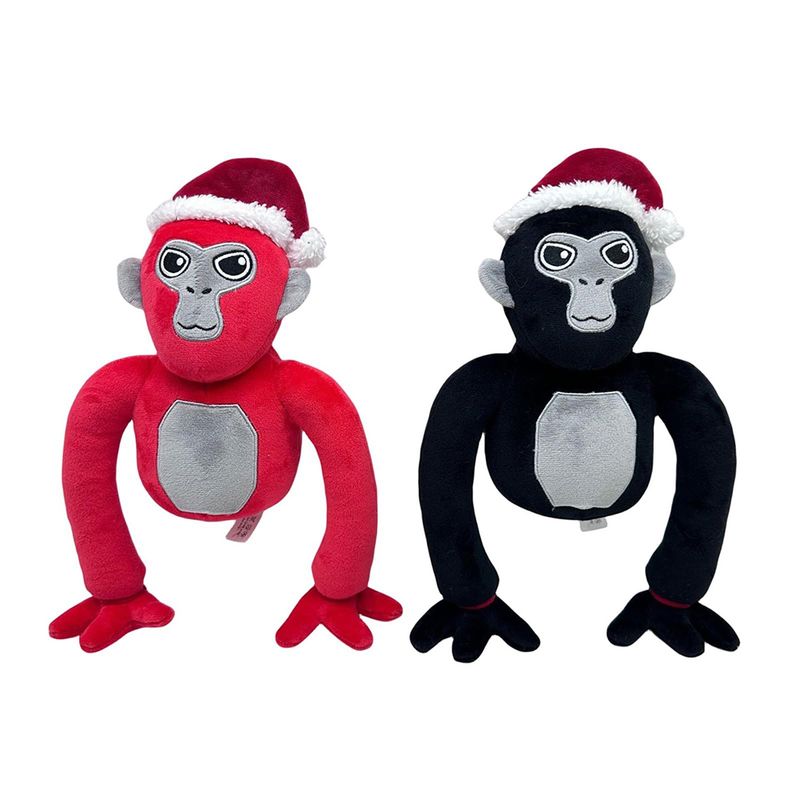 Gorilla Tag plīša lelles, mīkstas pildītas dzīvnieku lelles, draugu dāvanas, pildīti dzīvnieku suvenīri, plīša rotaļlietas spēļu cienītājiem_voghion.com