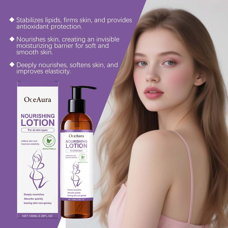 OCEAURA Lozione alla Lavanda Nutriente in Profondità Pelle Delicata Fragranza a Lunga Durata Crema Corpo Idratante_voghion.com