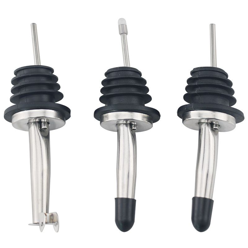Edelstahl Weinausgießer Kappe-Glas Flasche Auslauf Stopper Dispenser Bartender EU_voghion.com
