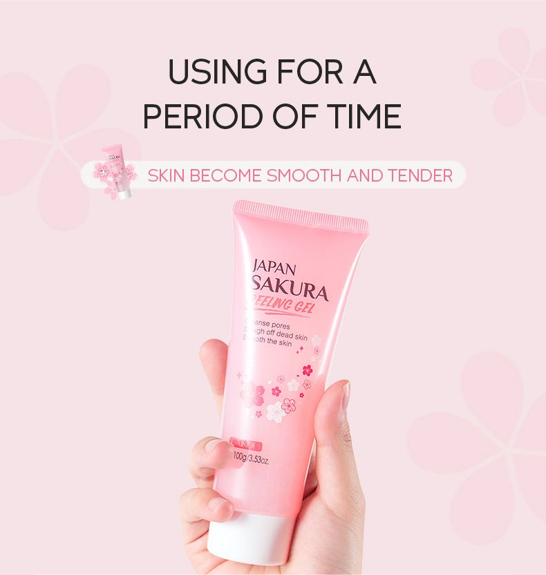 Facial Scrubs & Polishes Cherry Keratin 100g Clean Pores Moisturizing_voghion.com