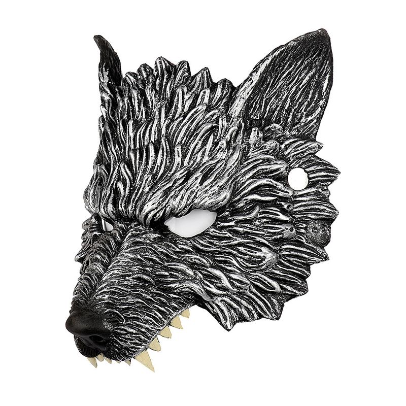 Verbessertes Tier-Halloween-Headset, Karneval, weicher RP-Schaum, 3D-Anzieh-Requisite, Wolfsmaske_voghion.com