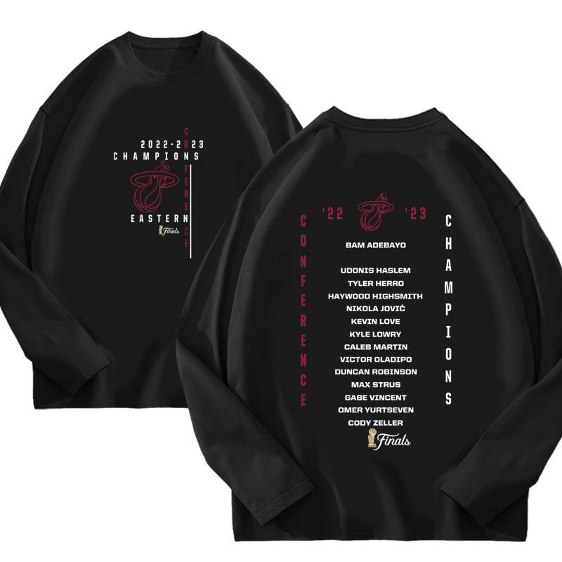 Long Sleeved T-Shirt Basketball Heat Legendary Print Summer Loose Unisex Pure Cotton Fashion Brand Clothing_voghion.com