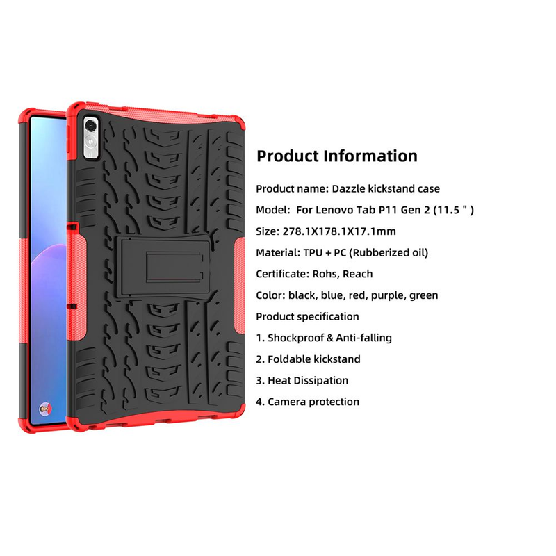 For Lenovo Tab P11 2nd Generation Case TB350FU TB350XU XiaoXin Pad P11 2022 11.5 inch Cover coque for Lenovo Tab P11 Gen2_voghion.com