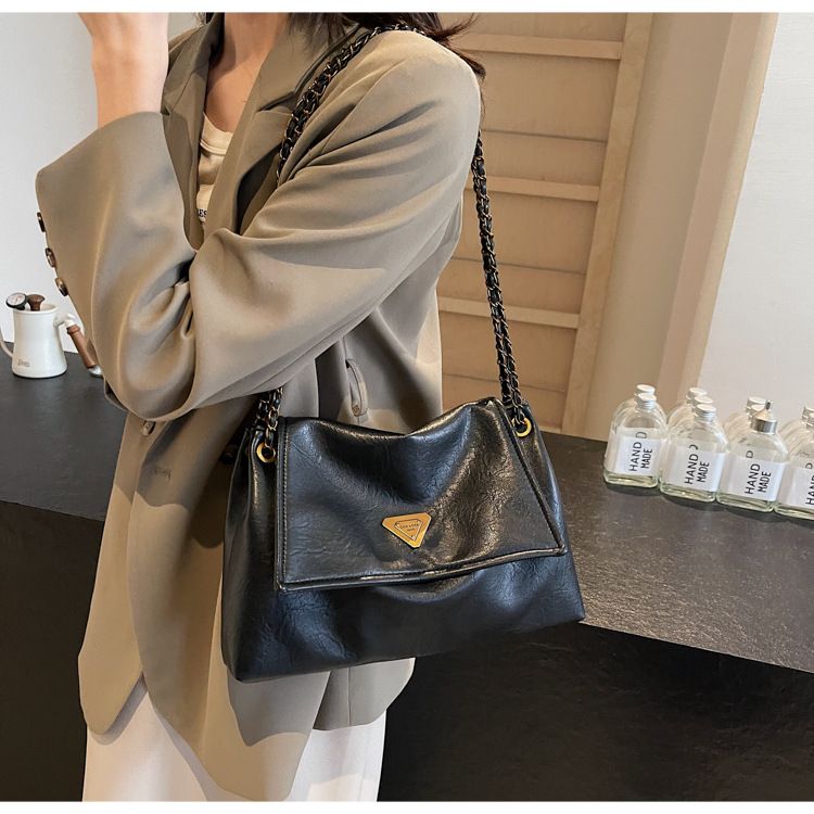 Borsa a tracolla a catena casual di alta qualità per le donne, 2024, nuova borsa a tracolla alla moda e versatile_voghion.com