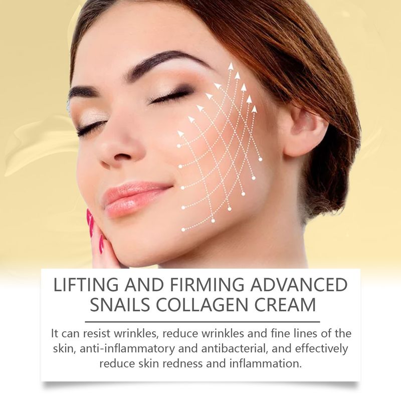 West&Month Snail Collagen Firming Cream Crema viso idratante e nutriente per pelle secca e rinfrescante_voghion.com
