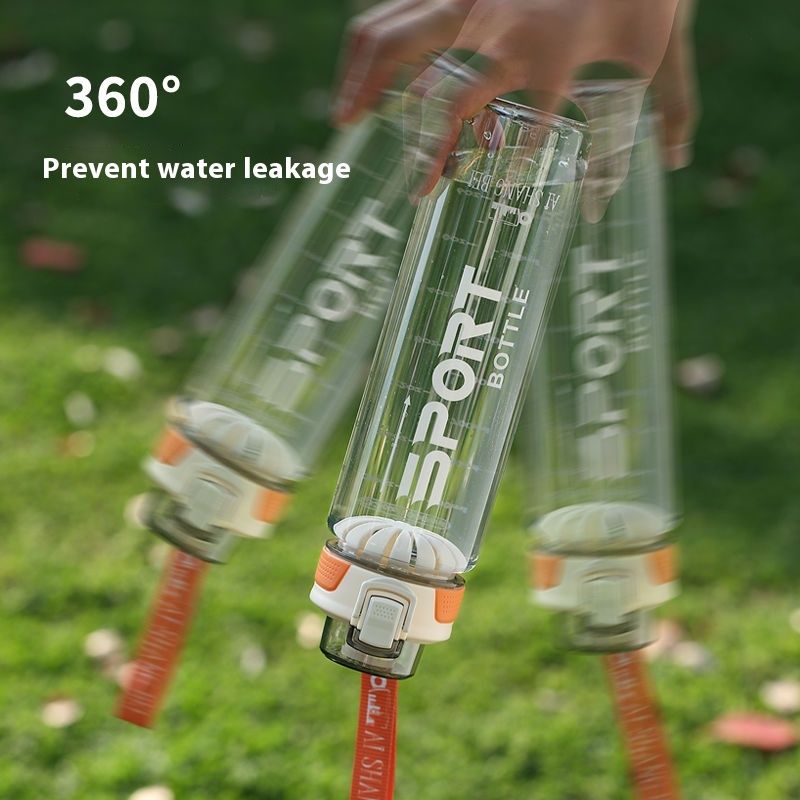 Wasserflasche für Männer mit großem Fassungsvermögen, tragbarer Plastikbecher für Jungen, für die Schule, Sommersportflasche für Studentinnen_voghion.com