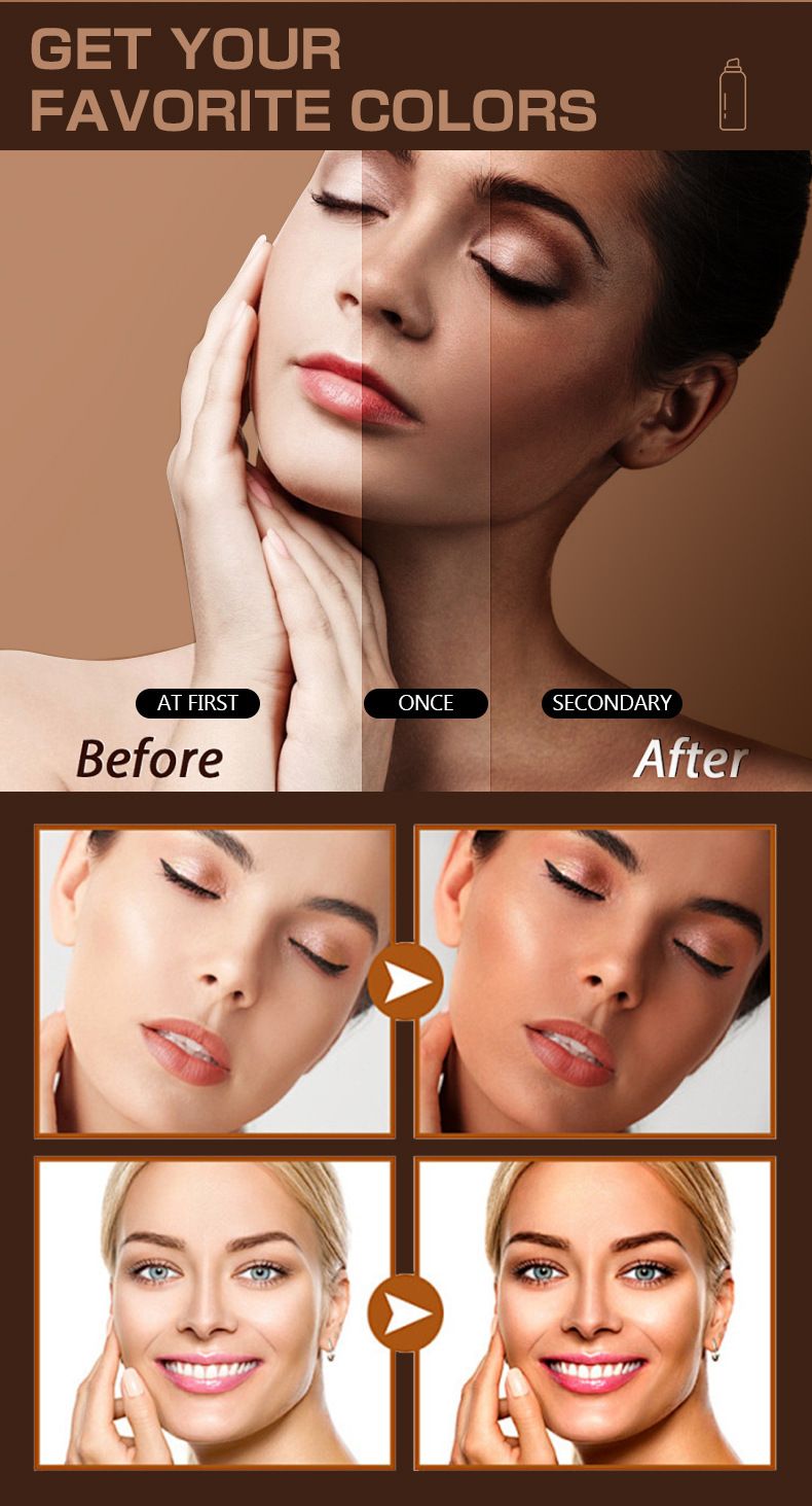 FORMBO Tanning Mousse Strand Udendørs Solfri Selvbruner Hud Bronze Hvedefarve_voghion.com