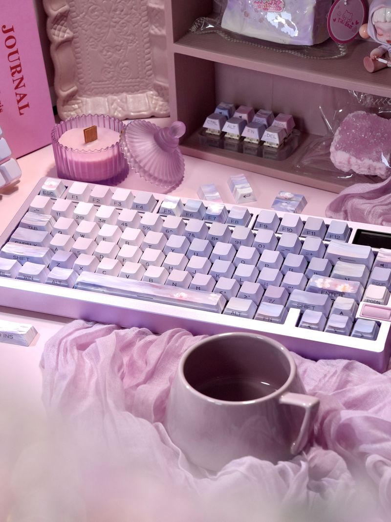 Fünfseitige Sublimations-Transparent-Nical-Tastatur_voghion.com