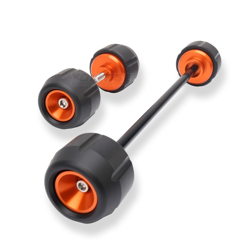 Acessórios para motocicletas Eixo dianteiro e traseiro Garfo Protetor de roda para DUKE 390 para DUKE 250 2024_voghion.com