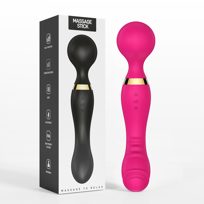 Vibromasseur puissant pour femme, 2 moteurs AV Magic Wand, stimulateur de clitoris, point G, jouet sexuel pour adulte_voghion.com