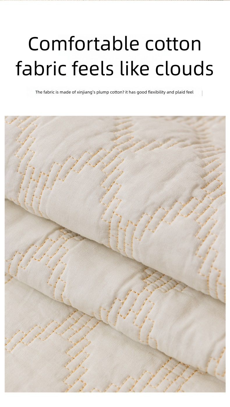 French Style Irregular Cotton All-Season 2025 New Non-Slip Seat Cushion Sofa Cover Set_voghion.com