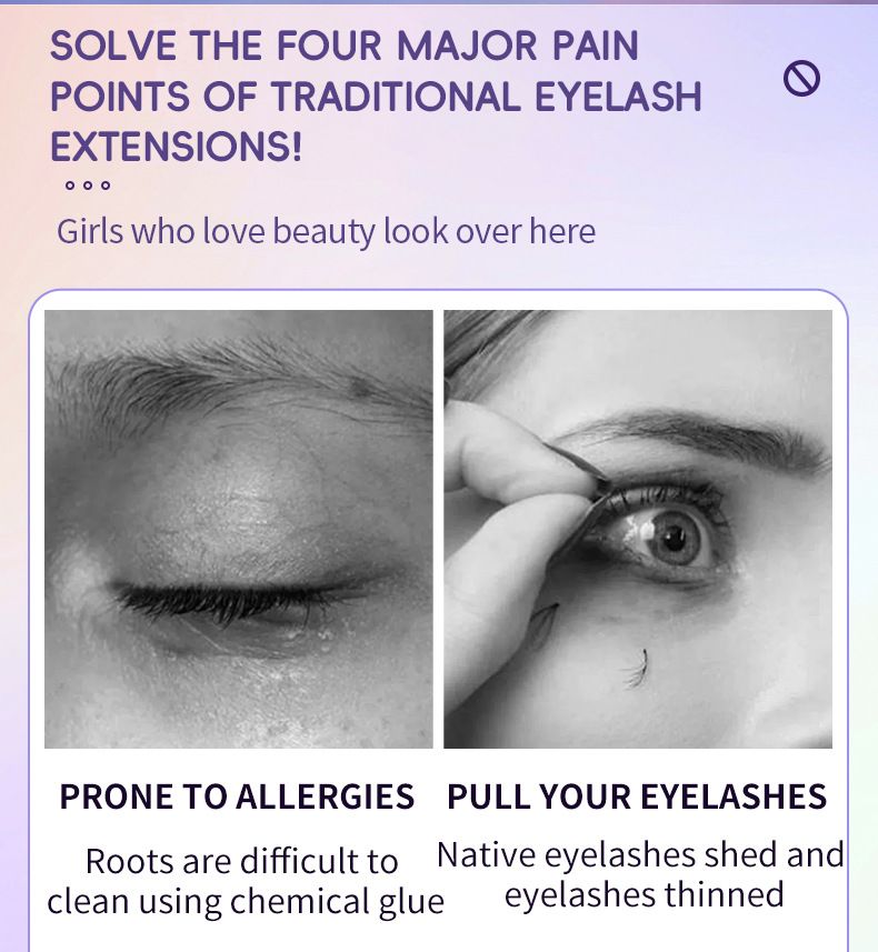 Pestañas postizas magnéticas de estilo natural - Pelo de visón, sin pegamento y reutilizables (fáciles de aplicar, ligeras y cómodas)_voghion.com
