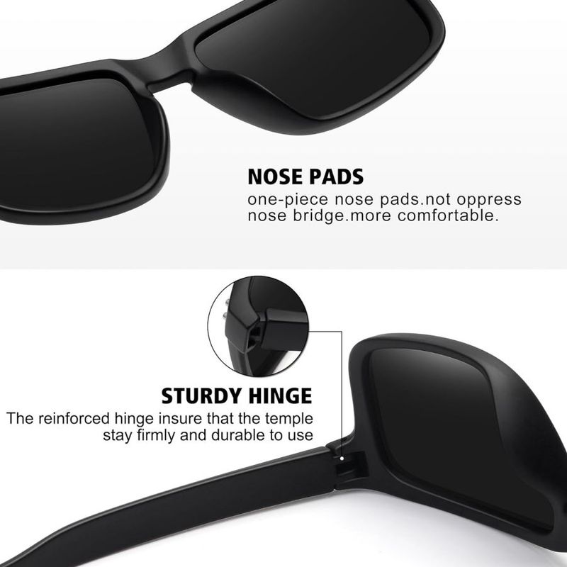 Fashion CRIXALIS 3PCS Brand Polarized Sunglasses for Men Outdoor Fishing Sun Glasses Male Anti-glare Mirror Sports Driving_voghion.com