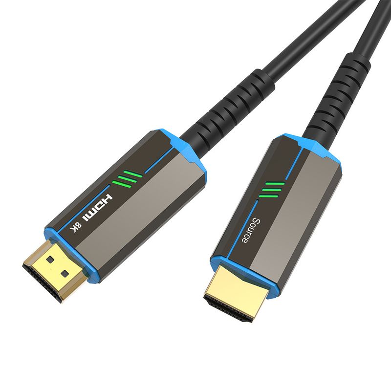 8K HDMI 2.1 kabelio šviesolaidinis Hdmi kabelis 120Hz 48Gbps HDR HDCP, skirtas HD TV dėžutės projektoriui Ps3/4 itin didelės spartos kompiuteriui_voghion.com