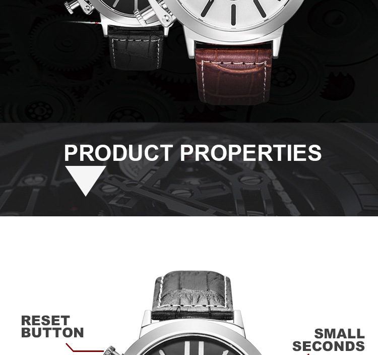 KIMSDUN Orologio da uomo con cinturino a quadrante grande Orologio impermeabile sportivo multifunzionale a tre occhi a sei pin_voghion.com