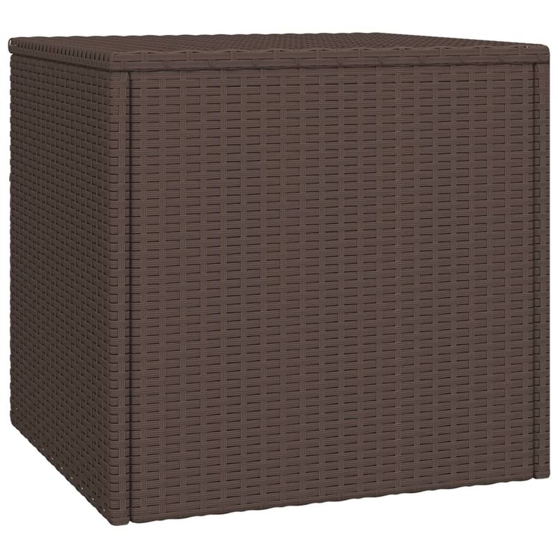 Patio Side Tables 3 pcs Brown Poly Rattan_voghion.com