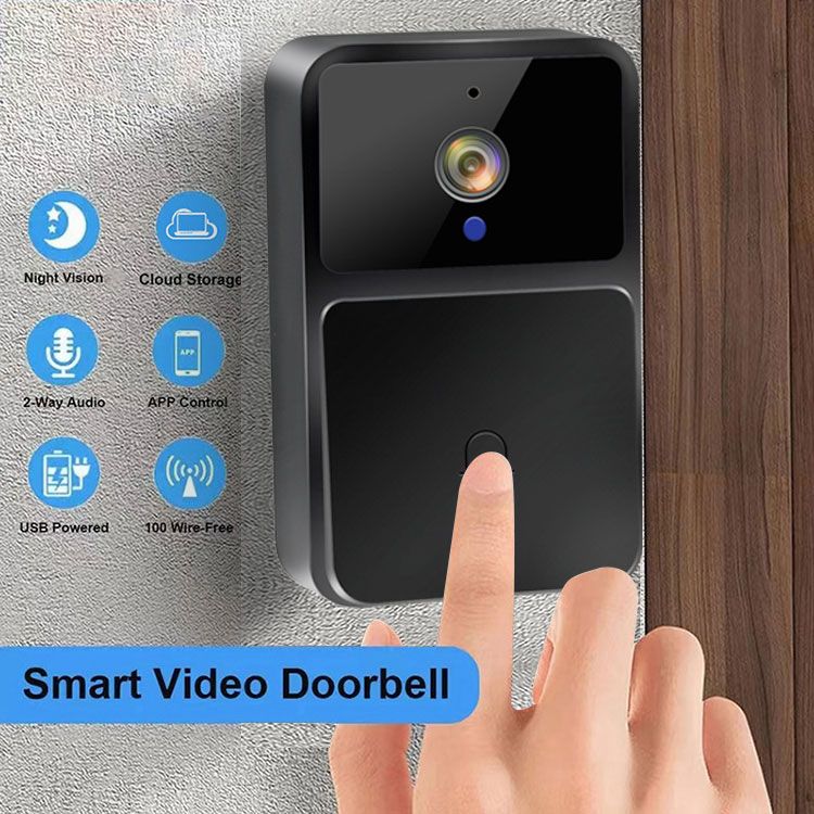 100% Brand New WIFI Video Doorbell Camera Night Vision HD Wireless Smart Security Battery Doorbell Two Way Intercom Voice Change For_voghion.com