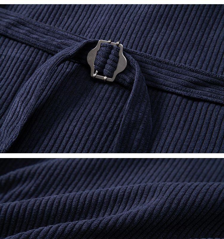 2025 New Men's Corduroy Business Fabric Retro Suit Vest_voghion.com