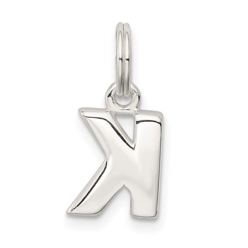 Sterling Silver Letter K Initial Charm_voghion.com