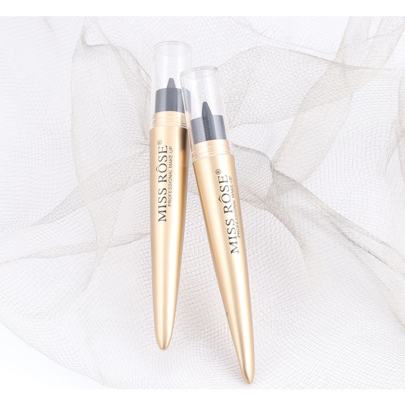 Missrose Cool Black Rich Eyeliner Delineador Colorido À Prova D'Água Não Borra Caneta Delineadora_voghion.com